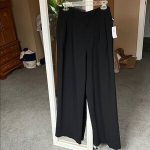 GAP Elegant Black Wide-Leg Pants